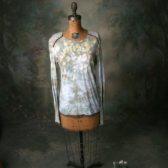 BKE Long Sleeve Tiedye Acid Wash Super Soft Stripe - Picture 4 of 7